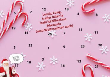 Adventskalender 2025 / Couponkalender DIN A4 quer
